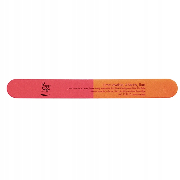 Peggy Sage 4-Way Fluo Nail File wodoodporny pilnik