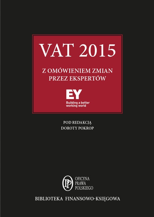 VAT 2015 z omówieniem zmian przez ekspertów EY