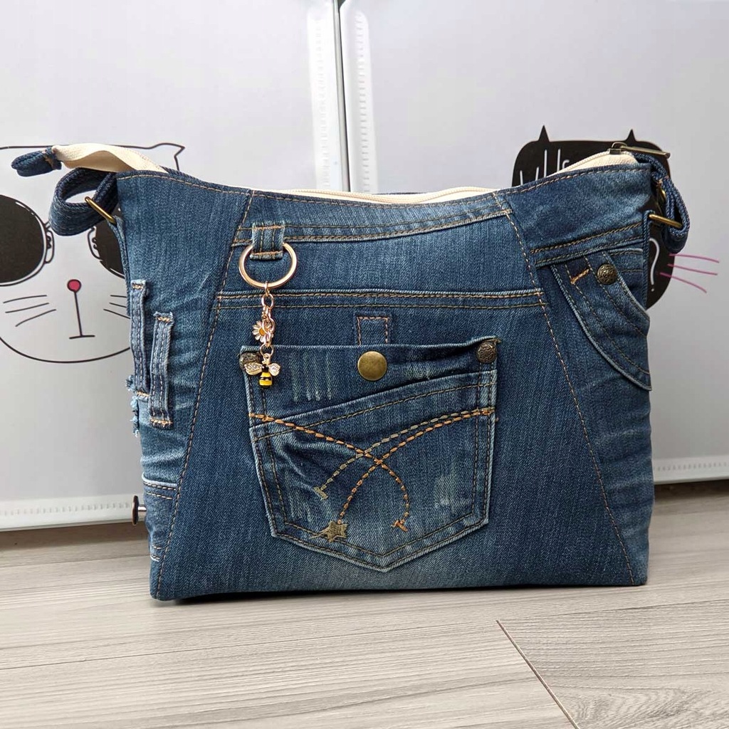 Torebka Boni dżinsowa (denim) handmade