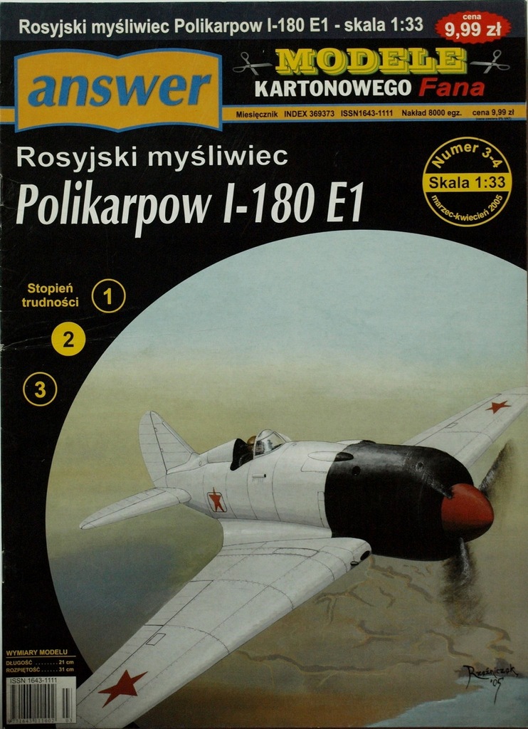 ANSWER / POLIKARPOW I-180 E1 Nr 3-4/2005