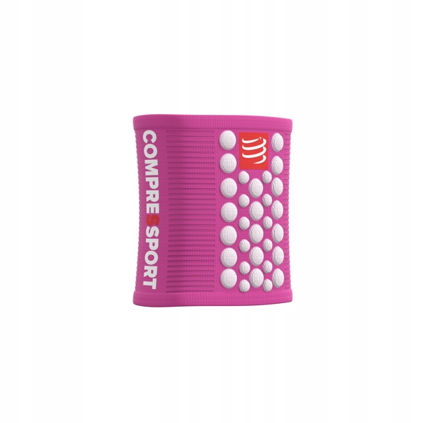 COMPRESSPORT Frotka Sweatband różowo-biała