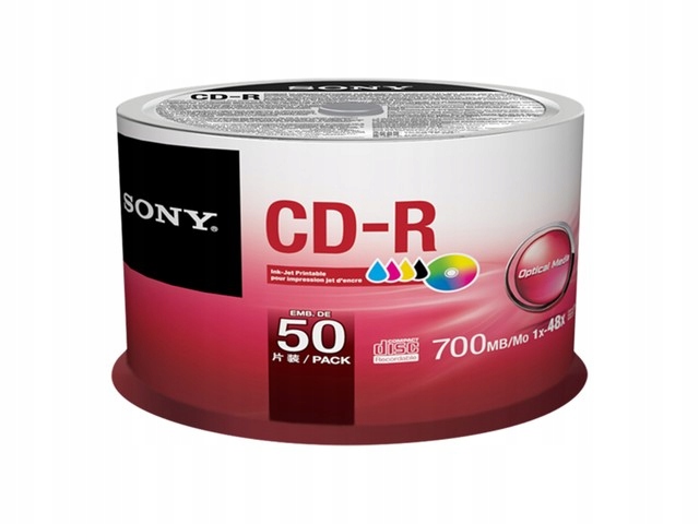 SONY CD-R 700MB Printable (50 CAKE)