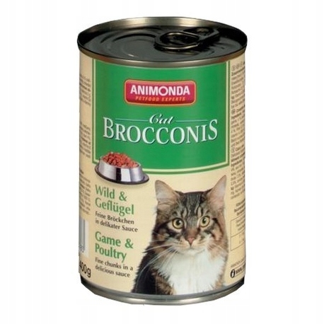 ANIMONDA Brocconis Cat z dziczyzną i drobiem 400 g
