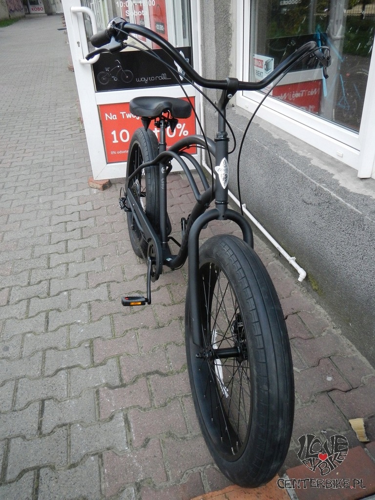 Rower Electra Cruiser Lux Fat Tire 7D CZARNY MAT 7779046462 oficjalne archiwum Allegro