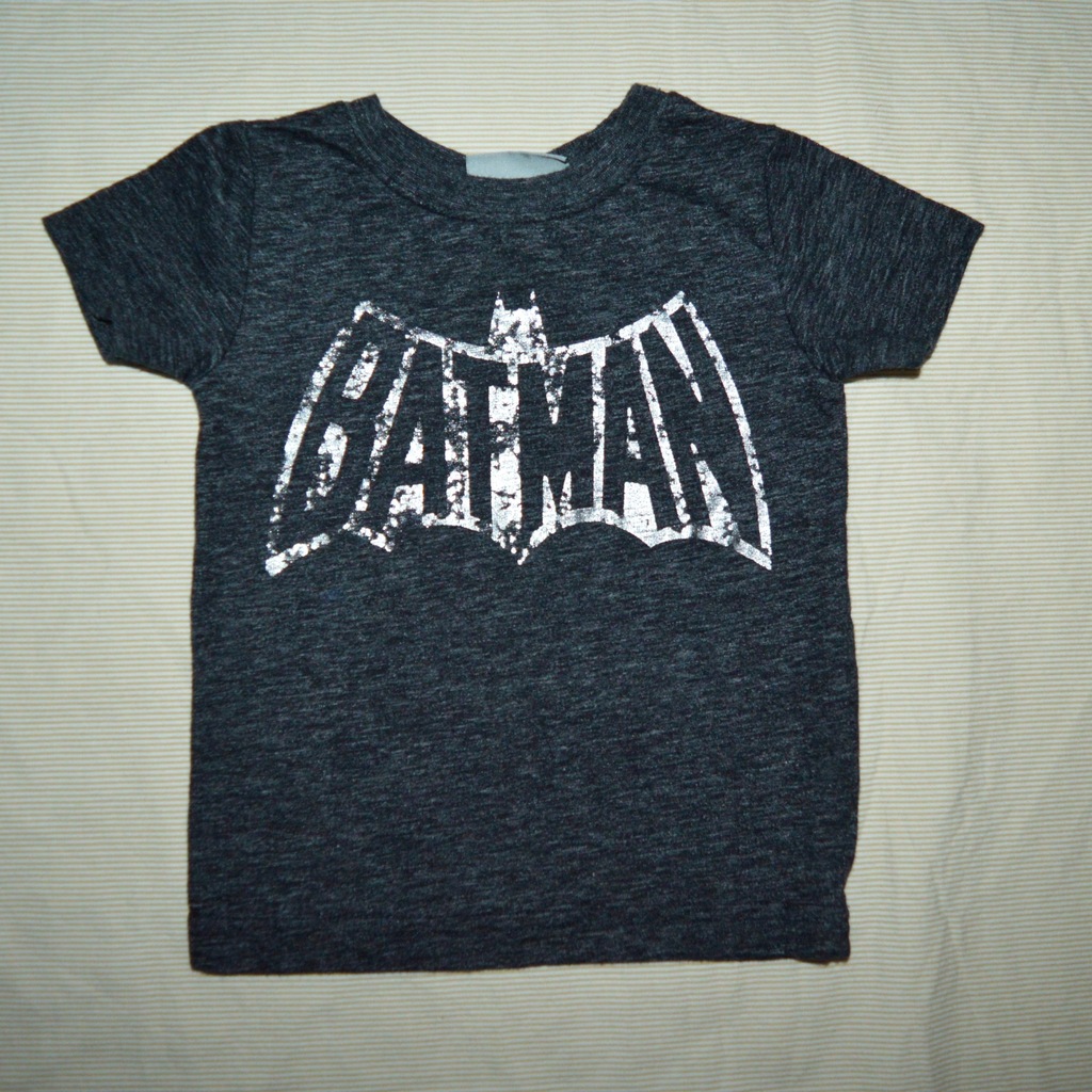 NEXT T-SHIRT BLUZKA MELANŻ BATMAN 3-6m 68