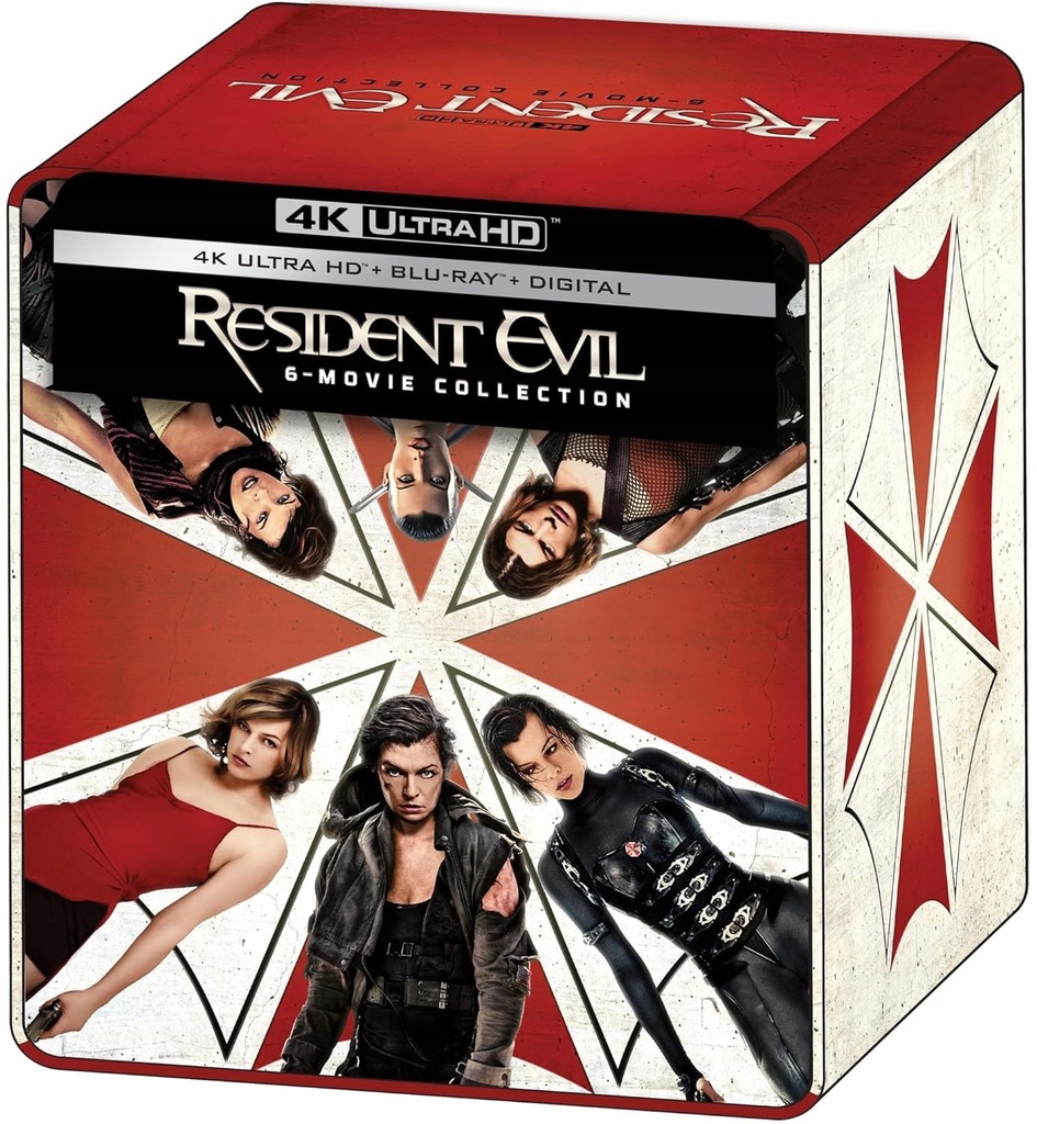 RESIDENT EVIL: The Complete Collection 6 x 4K UHD + 6 x BD 6 x Steelbook