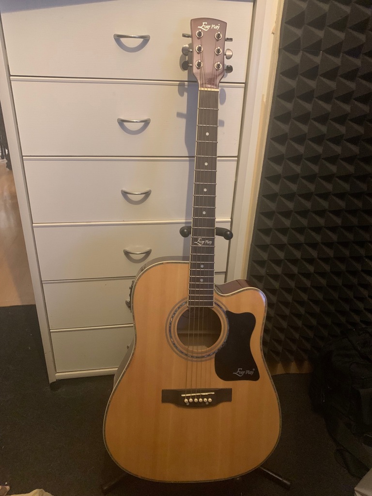 Gitara ElektroAkustyczna EverPlay + Fender 15r BCM