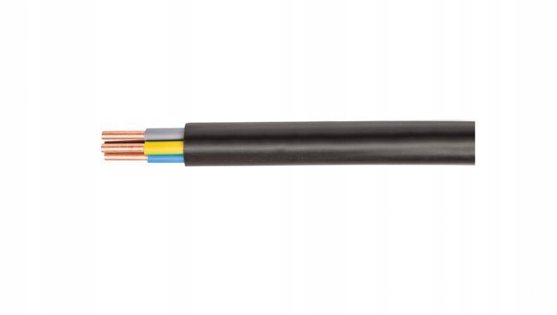 Kabel energetyczny YKY 5x6 żo 0,61kV 1mb