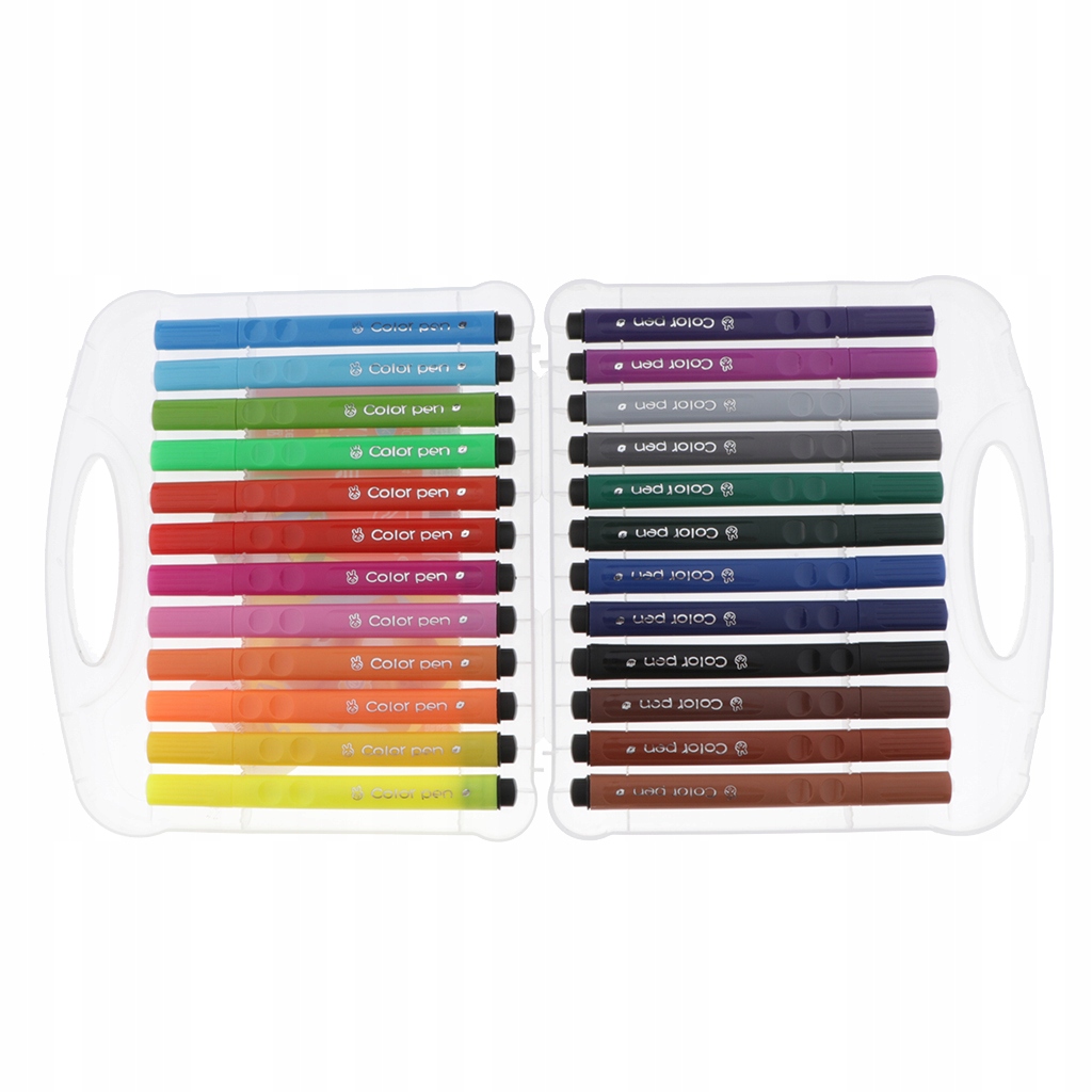 1 pudełko na długopisy akwarelowe - 24 kolory