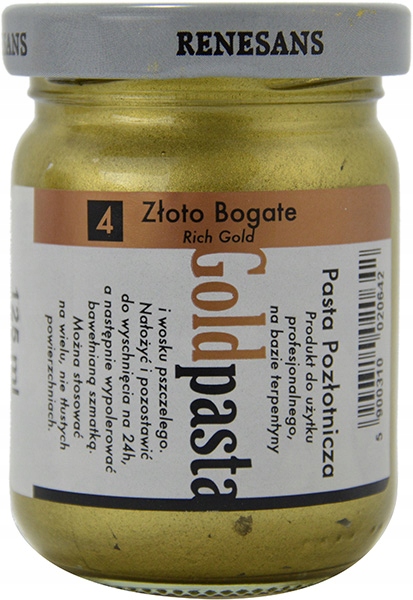 Pasta Pozłotnicza Renesans 4 ZŁOTO BOGATE 110 ml