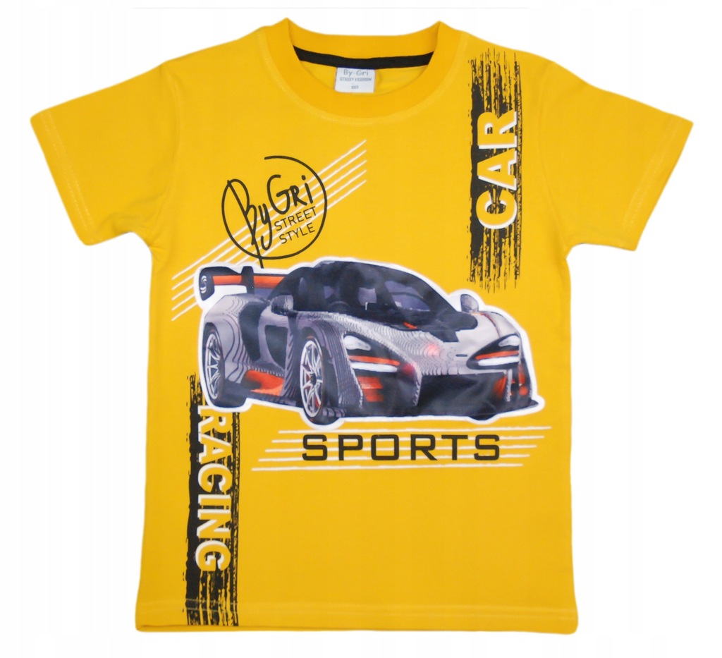 By-Gri - T-SHIRT AUTO DŹWIĘK SILNIKA DIODA 116