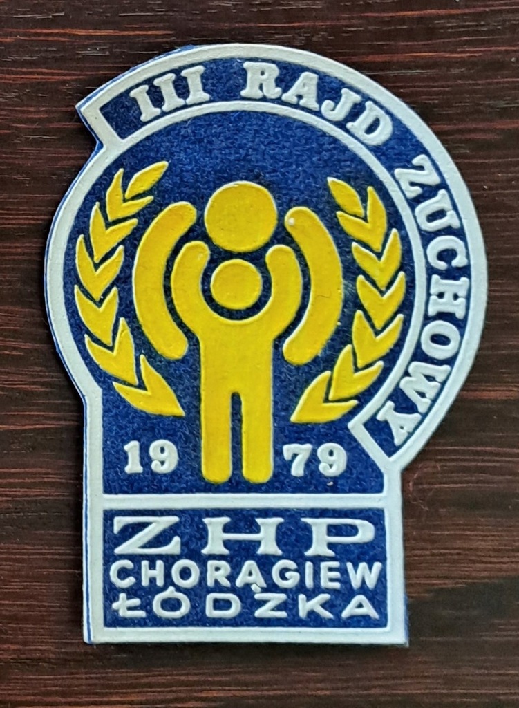 ZHP CHORĄGIEW ŁÓDZKA III RAJD ZUCHÓW 1979 - naszywka