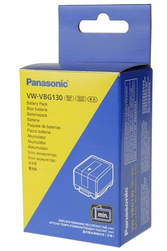 Oryginalny akumulator Panasonic VW-VBG130E-K pojemność 1250 mAh