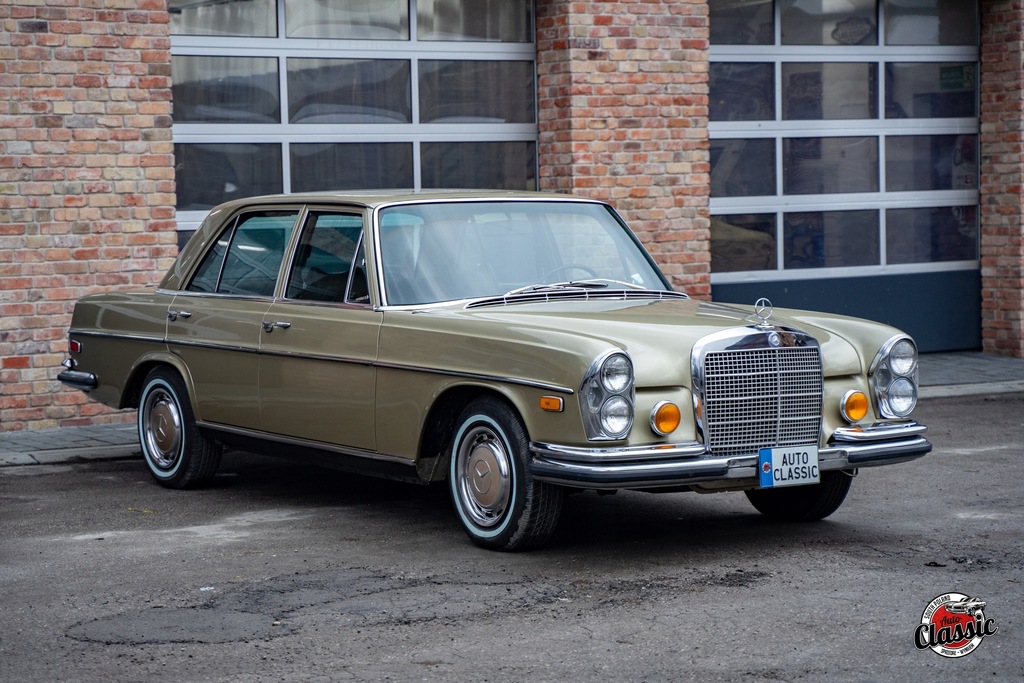 Mercedes 280 SE | silnik V8 4,5l o mocy 199KM | złoty lakier, automat