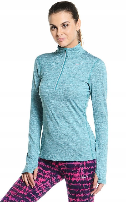 NIKE-turkusowa bluza fitness, bieganie L