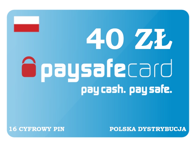 Paysafecard 40 zł (20+20)