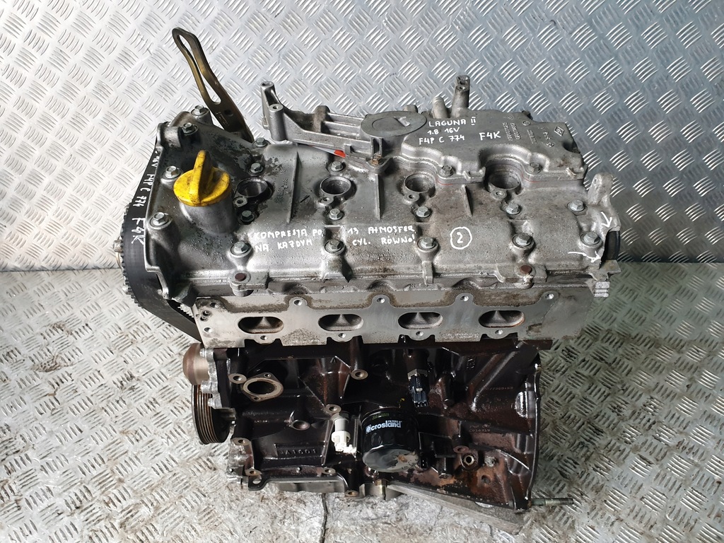 Silnik Renault Laguna Ii 1.8 16V Pomiar F4P774 F4K - 7862610224 - Oficjalne Archiwum Allegro
