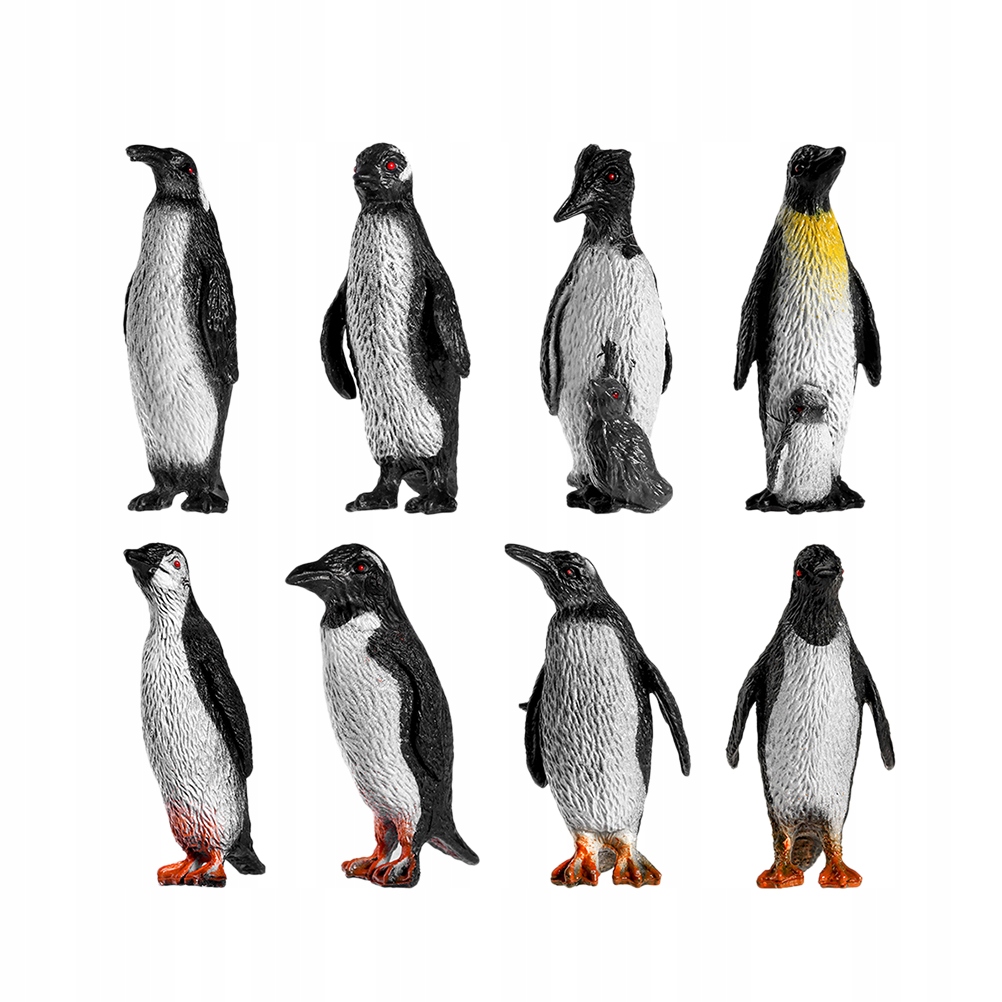 16 sztuk Pingwiny zabawki Figurki dla dzieci