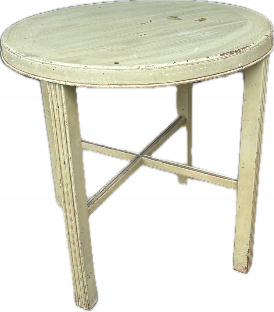 MAŁY STOLIK OKRĄGŁY KRZYŻAK