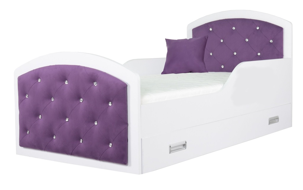 Купить Детская кровать QUEEN 160x80 + МАТРАС + ЯЩИК 24Ч: отзывы, фото, характеристики в интерне-магазине Aredi.ru