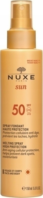 NUXE SUN Spray Mleczko 150 ml SPF50 Twarz Ciało XX