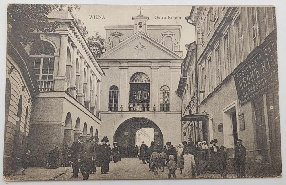 Pocztówka – Wilno, Ostra Brama; 1916 r.