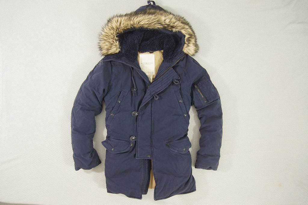 RALPH LAUREN * PUCHOWA PARKA Z KAPTUREM * R. M/L