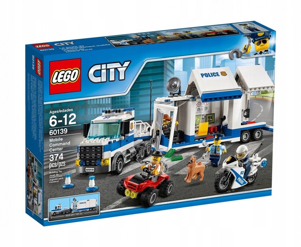 LEGO City POLICJA Mobilne Centrum Dowodzenia