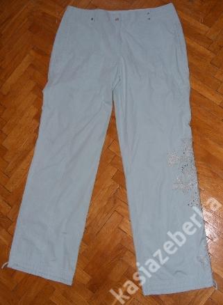 ~~ next niebieskie spodnie z haftem ~~ r.42/44 ~~