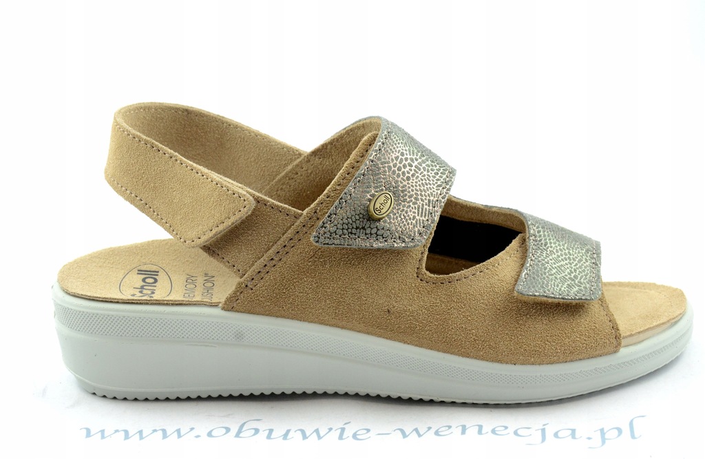 SCHOLL SANDAŁY DAMSKIE ANTONIA BEŻOWY 38