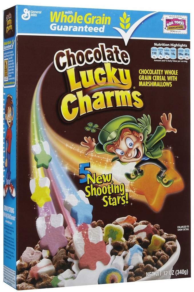 .Chocolate Lucky Charms Cereal