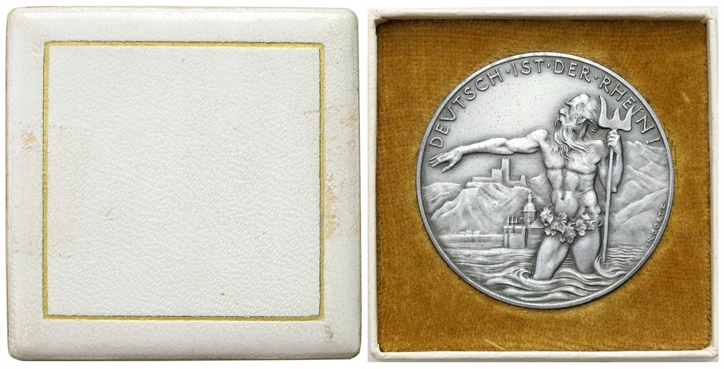 Niemcy. Medal 1930 ewakuacja Palatynatu i Nadrenii