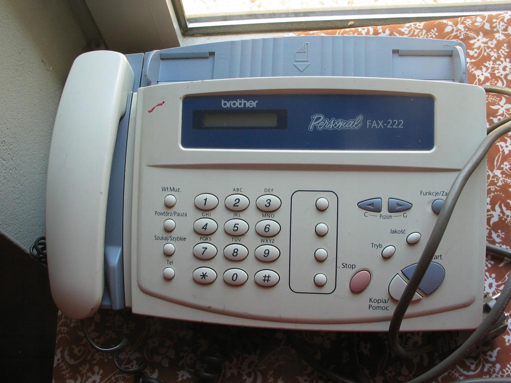 TELEFAX Brother PERSONAL FAX-222 100% sprawny