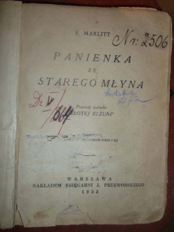 E. Marlitt - Panienka ze starego młyna