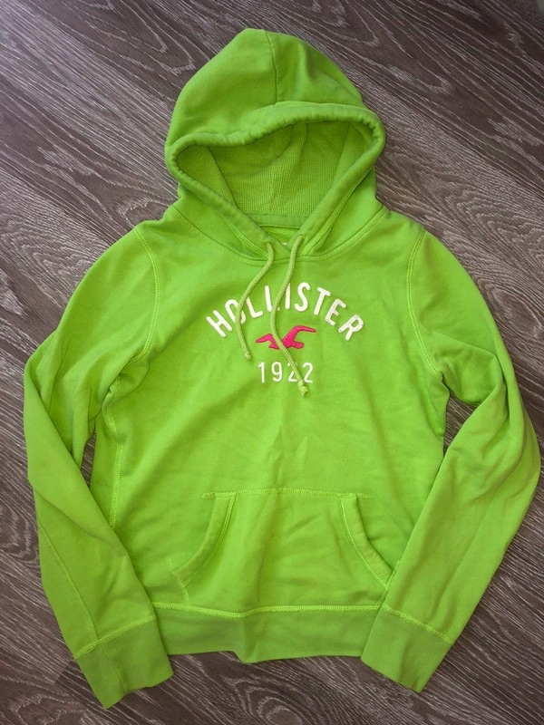 Bluza HOLLISTER zielona z kapturem rozmiar M/38