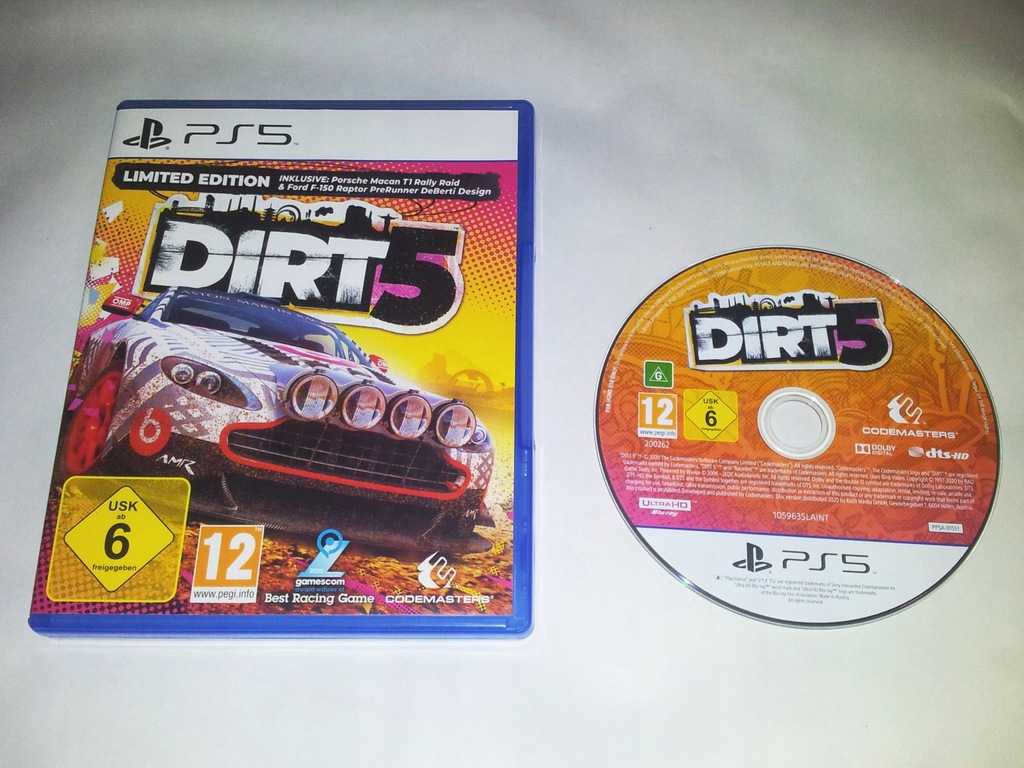Dirt 5 --- PS5 --- Unikat --- Wyścigi / Rajdy --- Tryb dla 1, 2 i 4 graczy