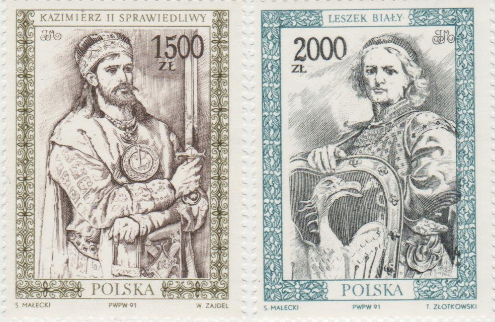 Polska Fi. 3213-14** Poczet królów