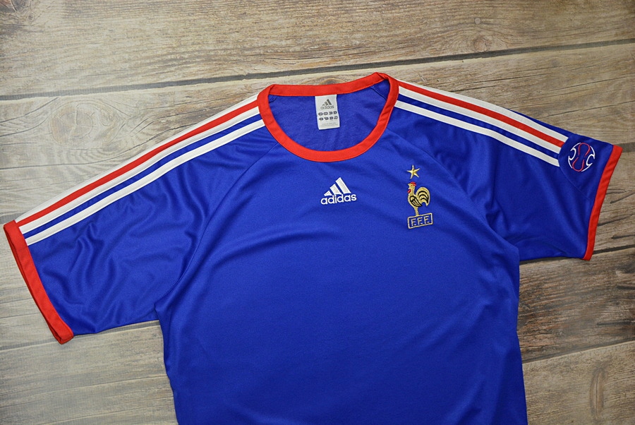 06's adidas × France  Game Shirts 2004-06 France adidas Home Shirt L 641768 | Vintage Football