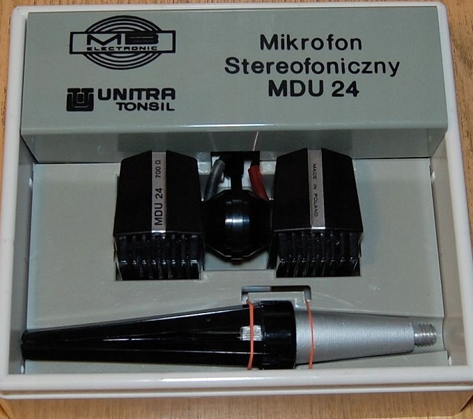 Mikrofon stereofoniczny UNITRA TONSIL MDU 24