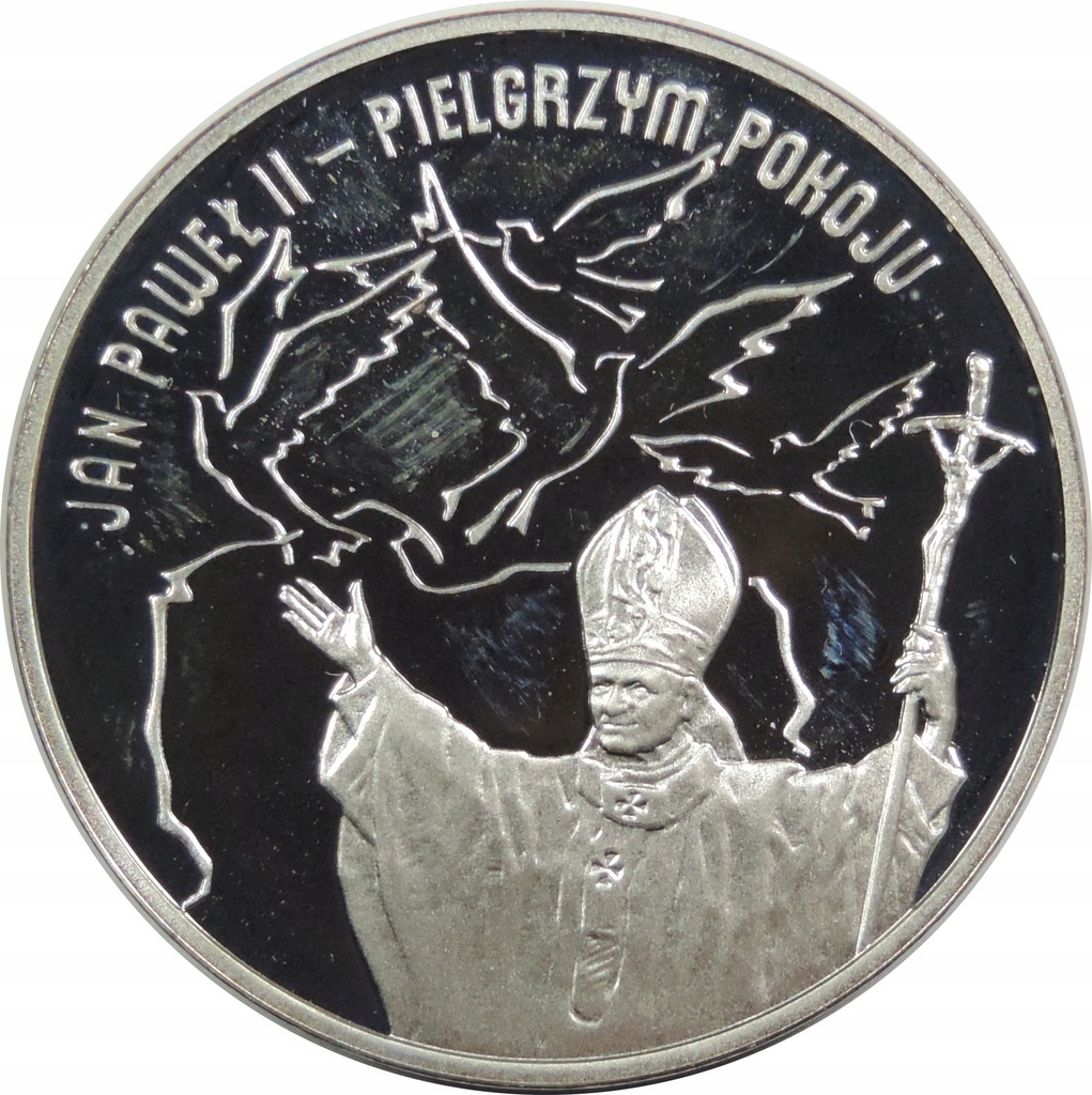 MEDAL SREBRO - NUMIZMAT Ag - KOLEKCJONERSKA - POLSKA - JAN PAWEŁ II -OE1990