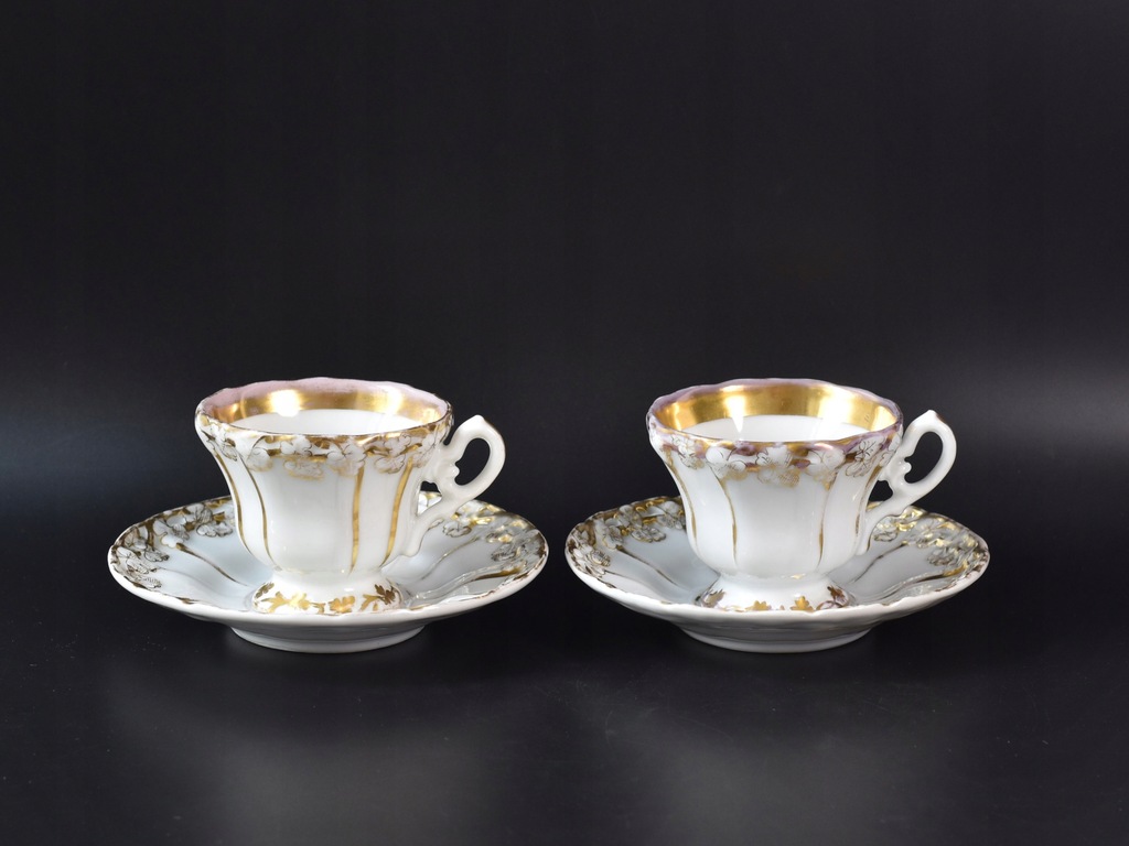 Filiżanka 2x TPM Carl Tielsch Altwasser Śląsk