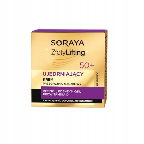 Soraya Złoty Lifting Ujędrniający krem przeciwzmarszczkowy 50+ 50ml
