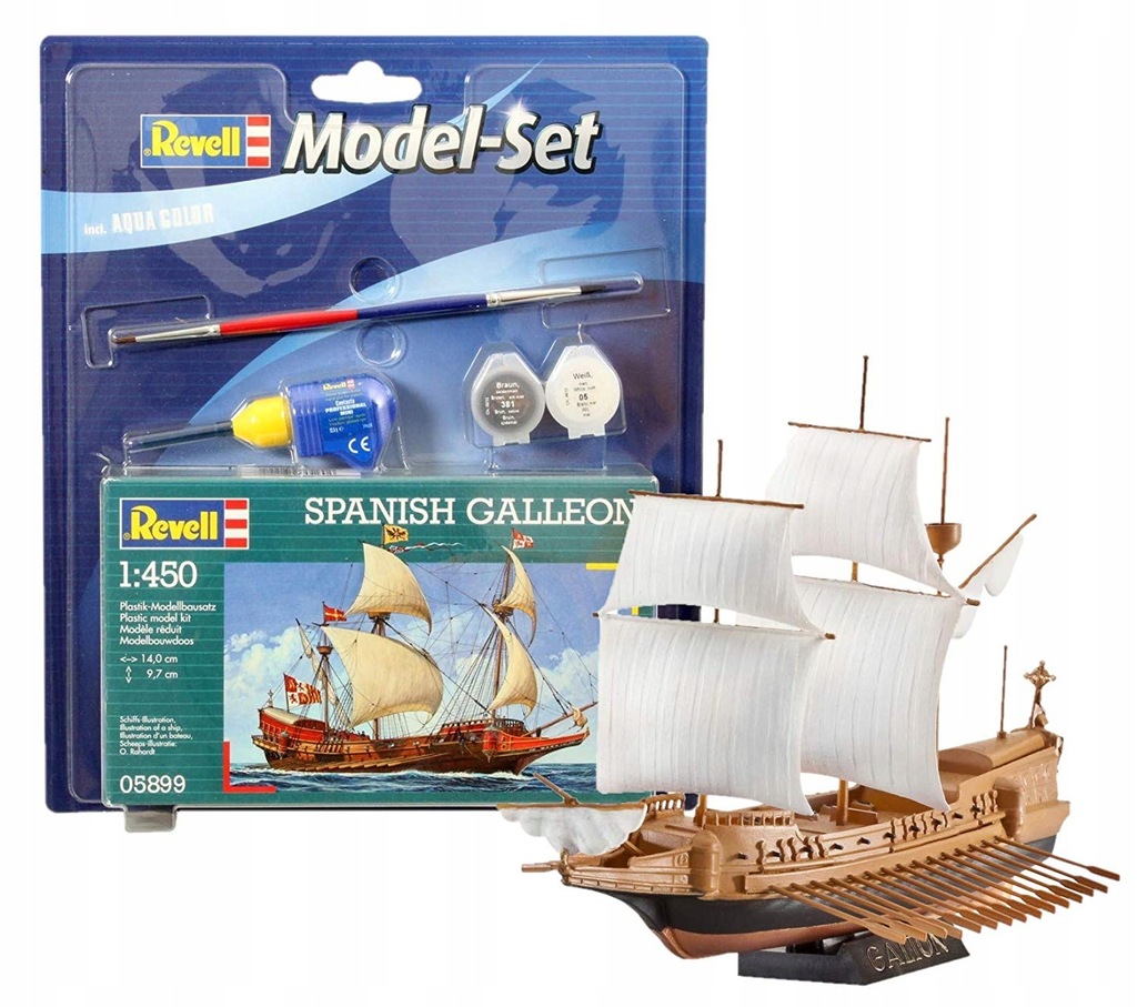 REVELL MODEL DO SKLEJANIA HISZPAŃSKI GALLEON 65899