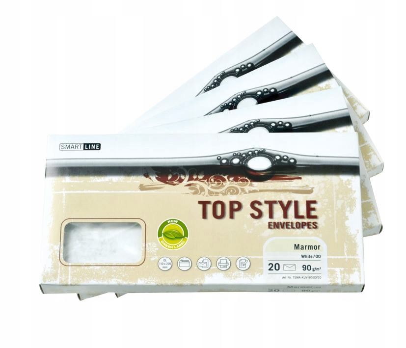 KOPERTA TOP STYLE TRADITION DL 120 g/m2 IVORY 20SZ