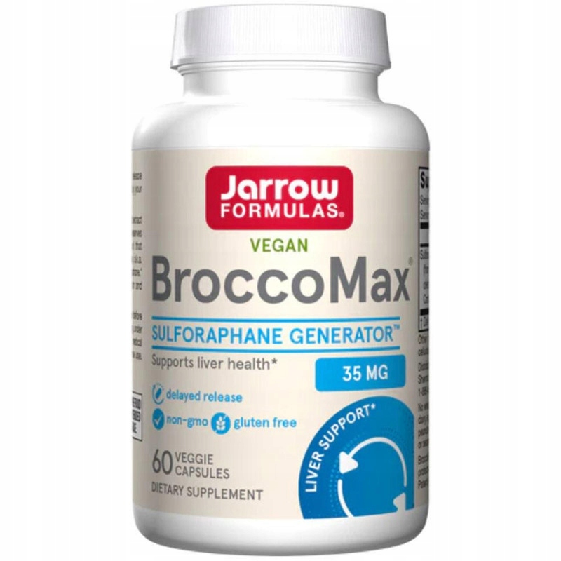 JARROW FORMULAS Brocco Max 60vegcaps SULFORAFAN OCZYSZCZANIE