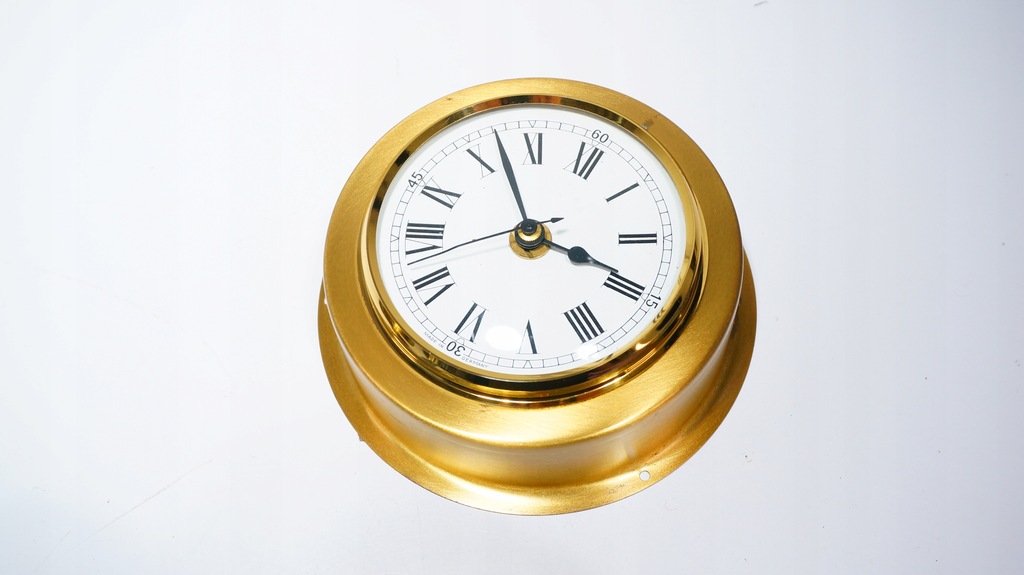 Klasyczny Zegar Okrętowy Marynistyczny Made In Germany