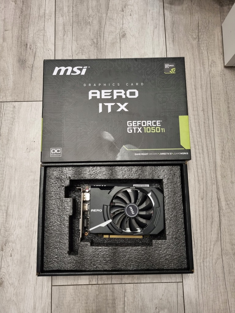 Karta graficzna MSI GTX 1050 Ti AERO ITX 4GB - 12802750851 - oficjalne ...