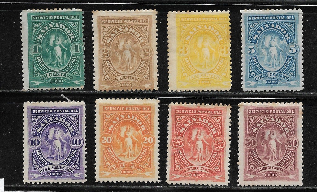 Salwador, SV 27-34, 1890 rok