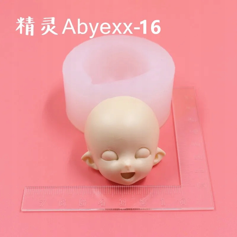 Zabawki przedszkolne gliniana silikonowa forma kremówka postać anime twarz