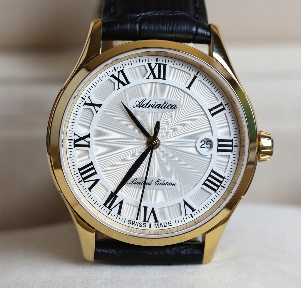 Zegarek Adriatica Limited nr 242, nowy, certyfikat